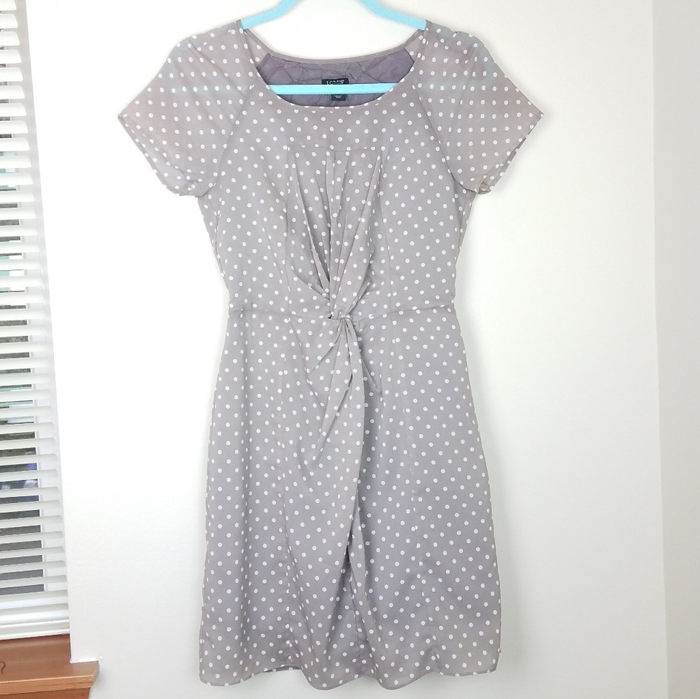 J.Crew Polka Dot Knot Dress